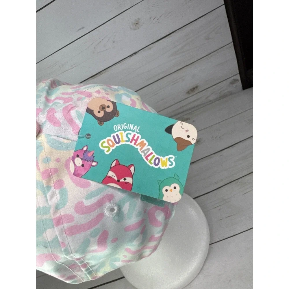 Squishmallows Lola Unicorn Youth Snapback Hat OSFM Pink NWT Kids Cap